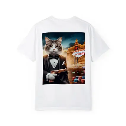Tuxedo Cat Secret Agent Las Vegas Casino
