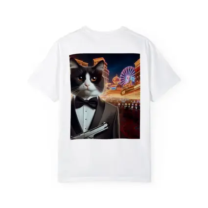 Tuxedo Cat Secret Agent Las Vegas Casino