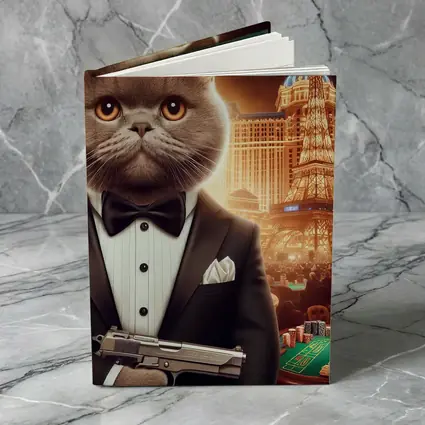 British Shorthair Cat Spy Las Vegas Casino