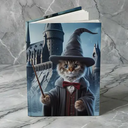 Wizard Cat Winter Castle Fantasy Art