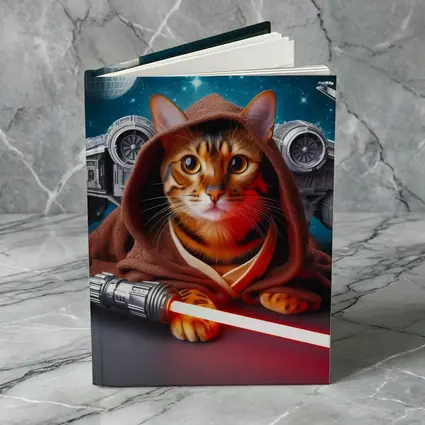 Bengal Cat Jedi Robe Space Battle