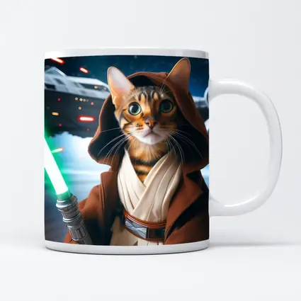 Bengal Cat Jedi Knight Space Battle