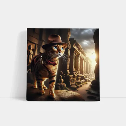 Adventure Cat Explorer Ancient Temple Ruins