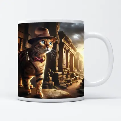 Adventure Cat Explorer Ancient Temple Ruins