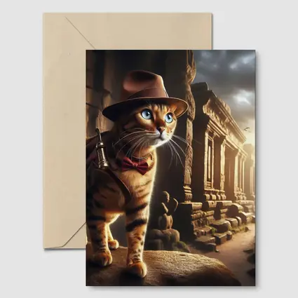 Adventure Cat Explorer Ancient Temple Ruins