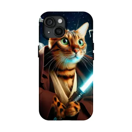 Bengal Cat Jedi Space Battle Fantasy