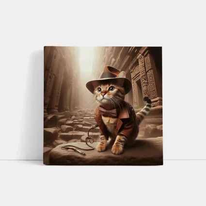 Adventure Cat Explorer Ancient Temple Ruins