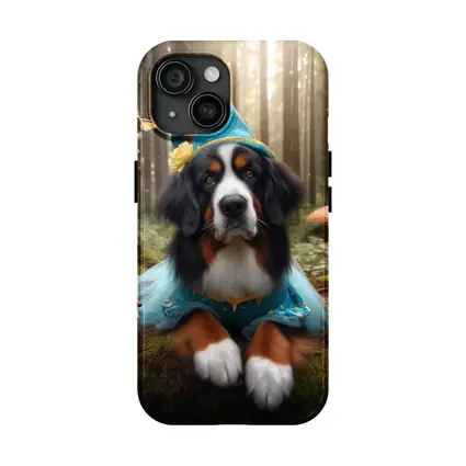 Bernese Mountain Dog Wizard Enchanted Forest
