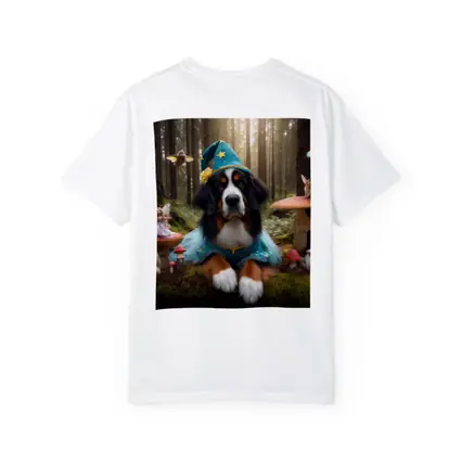 Bernese Mountain Dog Wizard Enchanted Forest