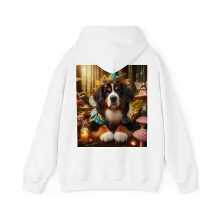 Bernese Mountain Dog Fairy Forest Fantasy