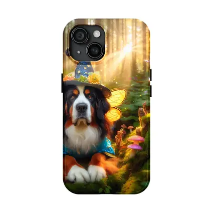 Bernese Mountain Dog Fairy Enchanted Forest