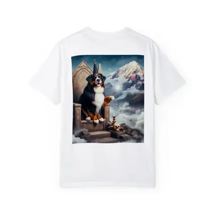 Bernese Mountain Dog Wizard Fantasy Throne