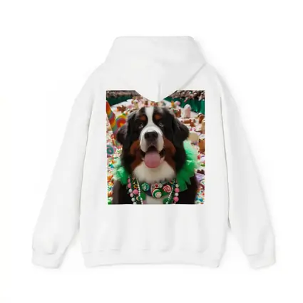 Bernese Mountain Dog Candy Wonderland Scene