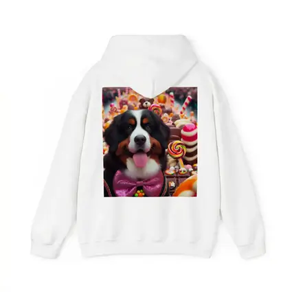 Bernese Mountain Dog Candy Sweets Background