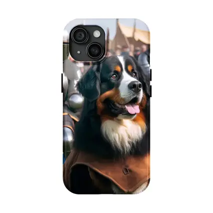 Bernese Mountain Dog Knight Medieval Battle