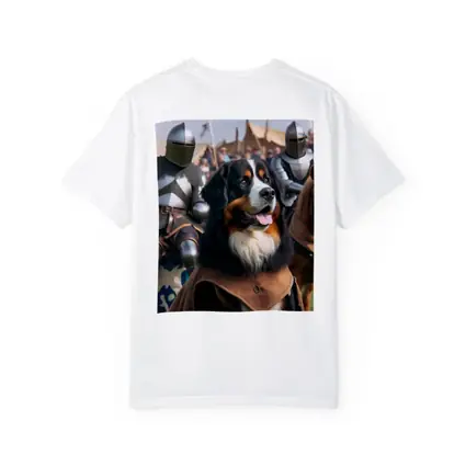 Bernese Mountain Dog Knight Medieval Battle