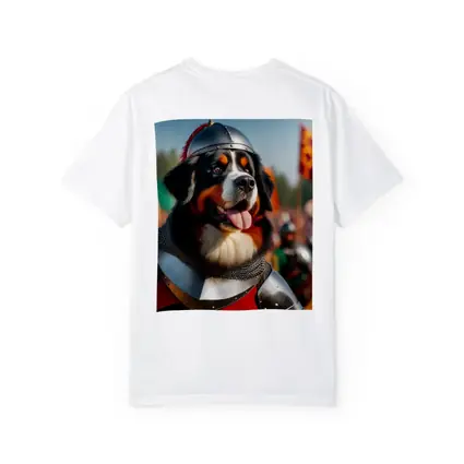 Bernese Mountain Dog Knight Medieval Battle