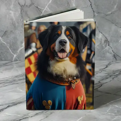 Bernese Mountain Dog Knight Medieval Battle