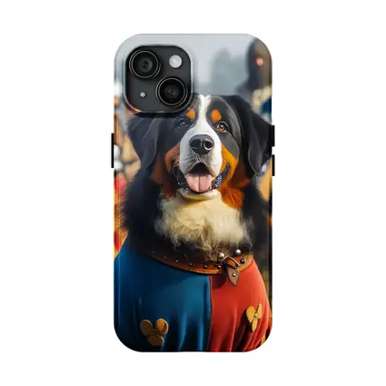Bernese Mountain Dog Knight Medieval Battle
