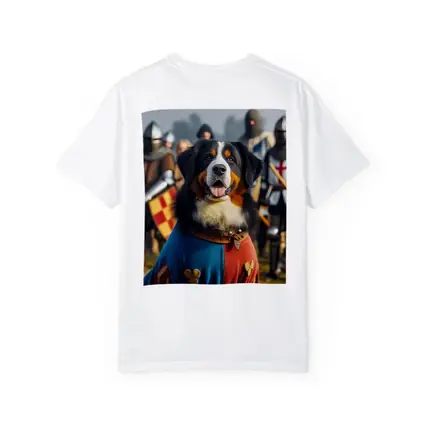 Bernese Mountain Dog Knight Medieval Battle