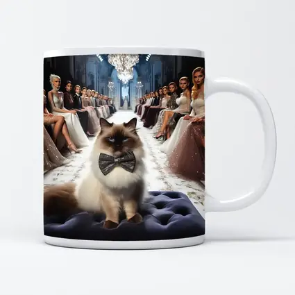 Birman Cat Fashion Show Luxury Runway