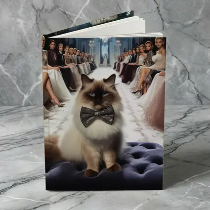 Birman Cat Fashion Show Luxury Runway