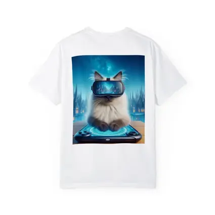 Ragdoll Cat Gaming VR Fantasy City