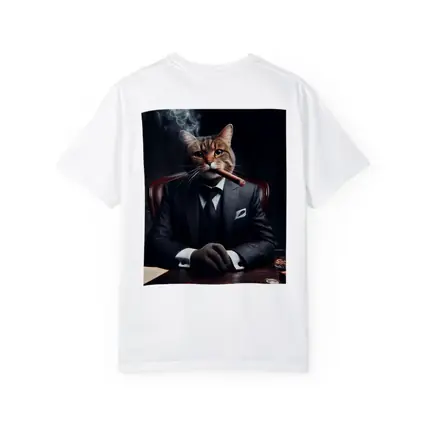 Boss Cat Suit Cigar Dark Office