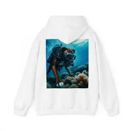 Boxer Dog Scuba Diving Coral Reef Underwater