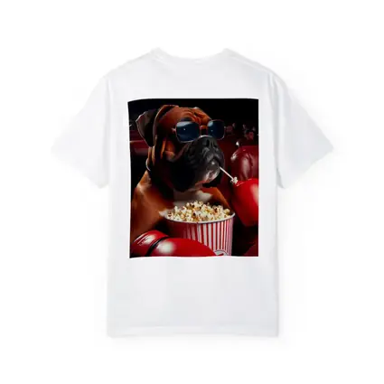 Boxer Dog Cinema Popcorn Boxing Gloves