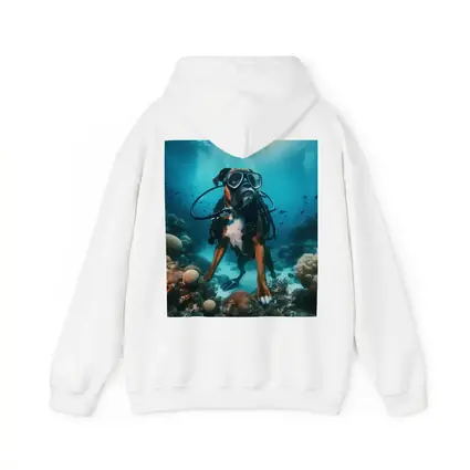 Boxer Dog Scuba Diver Underwater Coral Reef