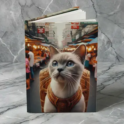 Siamese Cat at Bangkok Thailand Street Market