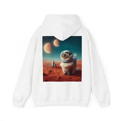 Himalayan Cat Astronaut Red Planet Space