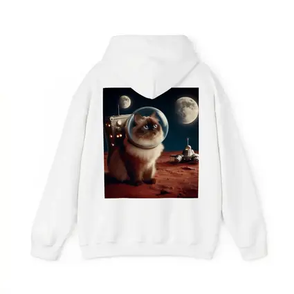 Himalayan Cat Astronaut Space Moon Surface