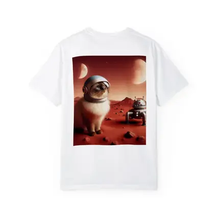 Himalayan Cat Astronaut on Mars Planet