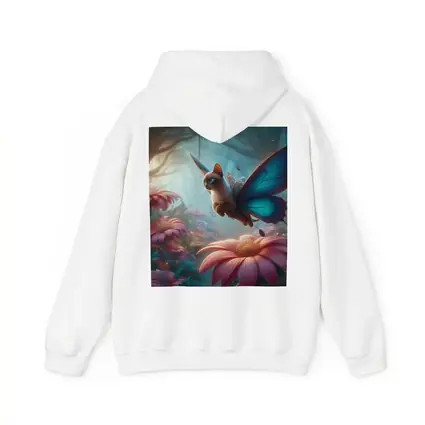 Siamese Cat Butterfly Wings Fantasy Forest
