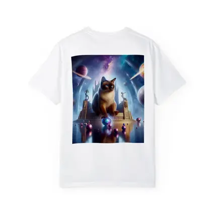 Siamese Cat Space Palace Cosmic Fantasy