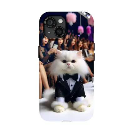 Persian Cat Tuxedo Fashion Show Runway