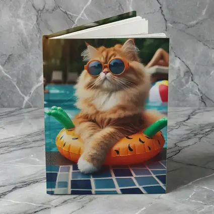 Orange Cat Sunglasses Pool Float Summer