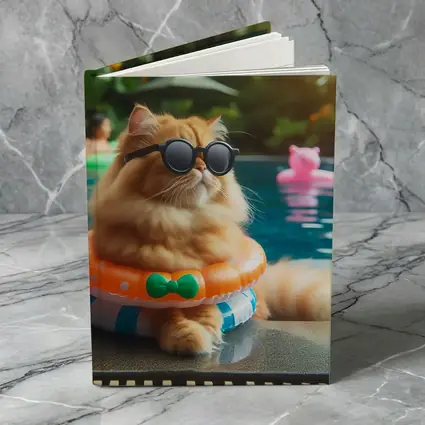 Persian Cat Sunglasses Pool Party Summer