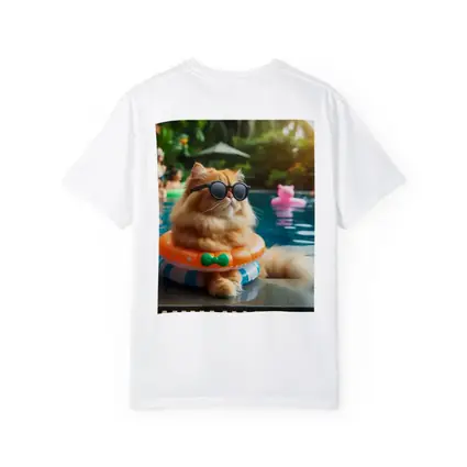 Persian Cat Sunglasses Pool Party Summer