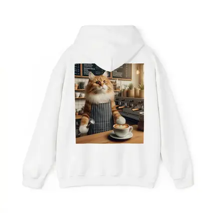 Orange Cat Barista Coffee Shop Cafe
