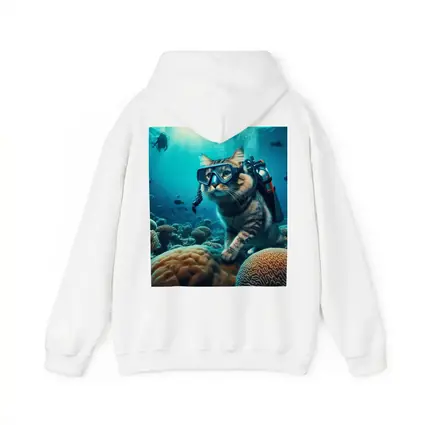 Tabby Cat Scuba Diving Coral Reef Underwater