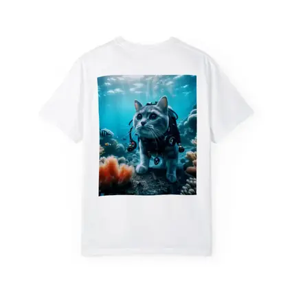 Gray Cat Scuba Diving Underwater Coral Reef