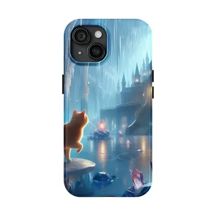 Orange Cat Fantasy Ice Crystal Palace