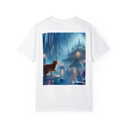 Orange Cat Fantasy Ice Crystal Palace