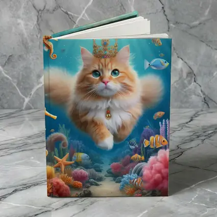 Orange Cat Crown Underwater Ocean Coral Reef