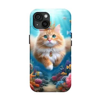 Orange Cat Crown Underwater Ocean Coral Reef