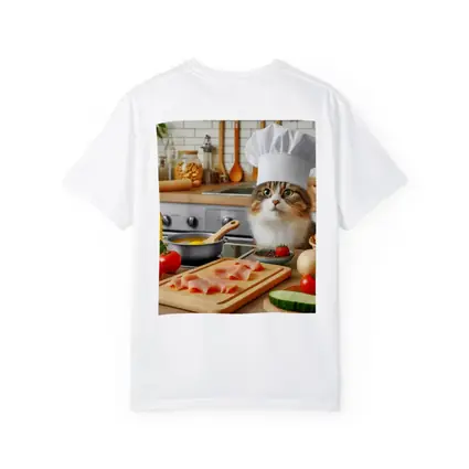 Chef Cat Cooking in Cozy Kitchen
