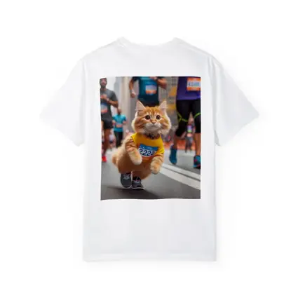 Orange Cat Running City Marathon Race
